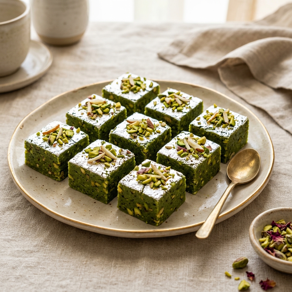 Pistachio Barfi