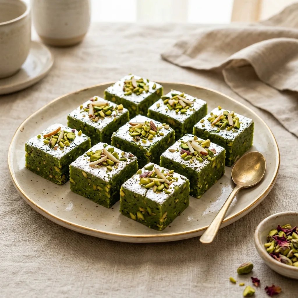 Pistachio Barfi